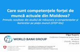 Care sunt competențele forței de muncă actuale din Moldova?pubdocs.worldbank.org/en/671931557746746409/Skills-Supply-in-Moldova... · Care sunt competențele forței de muncă