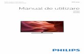 Manual de utilizare - download.p4c.philips.com · Cuprins 1 Tur TV 4 1.1 Televizor Philips Android 4 1.2 Utilizarea aplicaţiilor 4 1.3 Experienţa de joc 4 1.4 Filme şi programe