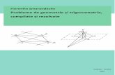 Probleme de geometrie și trigonometrie, compilate și ...fs.unm.edu/ProblemeGeomTrig.pdf · 1998), și include probleme de geometrie și trigonometrie, compilate și soluționate