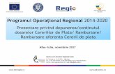 Programul Operaţional Regional 2014-2020regio-adrcentru.ro/.../11/Prezentare-Proceduri-verificare-financiara.pdf · datele de identificare ale beneficiarului proiectului. Pe fiecare