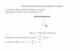 Metode numerice pentru probleme Cauchy 1. Ecuaţii ...math.ubbcluj.ro/~tgrosan/2014CursPDatEx05.pdf · 2 Descompunerea elementelor radioactive: Modelul matematic dat de ecuaţia: