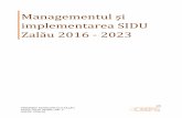 Managementul și implementarea SIDU Zalău 2016zalausj.ro/ro/anunturi/2016/SIDU/8.MANAGEMENTUL SI IMPLEMENT. SIDU... · Obiective cheie-specifice Indicatori de monitorizare Valoare