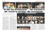”D’ale lui Otopeanu”, un concurs de teatru şcolar de excepţiejurnaluldeilfov.ro/wp-content/uploads/2018/05/15.pdflentul în valoare, pe par-cursul a două secțiuni de concurs: