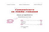 Comunicare în limba română - editurataida.ro · 1 CORINA PALADE MIRELA BREHUESCU DOINA RĂDUŢAC Comunicare în limba română Clasa pregătitoare Semestrul al II-lea