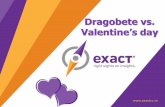 Dragobete vs. - exactbusiness.com vs Valentine's Day.pdf · Articole pentru cosmetica si frumusete Bijuterii Aparate pentru ingrijire personala Un cadou simbolic Jucarii de plus Un