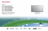 MODEL - sharp-cee.com · 1 Stimate client SHARP Vă mulţumim pentru achiziţia produsului televizor color LCD SHARP. Pentru siguranţă şi o perioadă îndelungată de utilizare