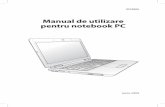 Manual de utilizare pentru notebook PC - Asusdlcdnet.asus.com/pub/ASUS/nb/K70AB/ro4806_k70_user_manual_u.pdf · Manual de utilizare pentru notebook PC Precauţii referitoare la siguranţă