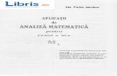 Aplicatii De Analiza Matematica M1 Cls 11 - Inocentiu ... De Analiza Matematica... · lnocenliu Drighicescu llie Petre lambor APUCATI de YY AilAIIXAMATEMATICA pentru CLASA a Xl-a