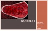 SANGELE I - fiziologie.rofiziologie.ro/didactic/2018-2019/cursuri/1. SANGE I 2018.pdf · Volumul sanguin se raporteaza si la supraf.corporala: 3,1 L/mp la barbati si 2,5 L/mp pt.