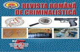 Criminologia din românia treCut - Pagina Oficialaasociatiacriminalistilor.ro/wp-content/uploads/2015/09/Criminalistica-5-2015-internet.pdf · Începând cu luna martie 2011, Revista