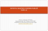 DEFICITUL BUGETAR ȘI DATORIA PUBLICĂ - ase.ro 11_FP.pdf · împrumuturi de stat de la bănci, de la alte instituţii de credit, persoane juridice române sau străine, în condiţii