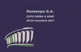 Romexpo S.A. - EXPO DRINK & WINE · alcoolice si non-alcoolice, facilitand descoperirea si patrunderea pe noi piete de desfacere. PIATA O analiza KeysFin arata ca dupa mai bine de