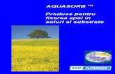 AQUASORB Produse pentru fixarea apei in soluri si substratefloerger.ro/data/uploads/docs/produse/AQUASORB - Produse pentru fixarea... · Activitatile umane necesita din ce in ce mai