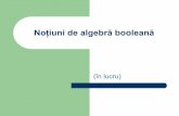 Noţiuni de algebră booleană - iota.ee.tuiasi.roiota.ee.tuiasi.ro/~cghaba/SPME/spmeNotecurs/Notiuni de algebra booleana.pdf · Axiomele algebrei booleene 1. Mulţimea B conţine