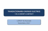 TRANZAȚIONAREA ENERGIEI ELETRIE - afeer.ro · 3. REMIT. CONȚINUTULREGULAMENTULUI Tranzacții cu mărfuri ontracte de furnizare de energie electrică cu livrare în UE Contracte