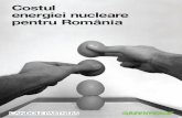 Costul energiei nucleare pentru România - greenpeace.org · Dintre tehnologiile de producere a energiei electrice, cele pe bază de combustibili fosili au costurile externe cele