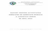 DIRECŢIEI DE SĂNĂTATE PUBLICĂ A JUDEŢULUI BIHOR ÎN ANUL … de activitate/Raport activitate DSP 2005.pdf · pielăriei si încălţămintei, industria mobilei, industria textila