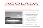ACOLADA - editurapleiade.ro Acolada nr. 06.pdf · ACOLADA Revistă lunară de literatură şi artăăă Apare sub egida U niunii Scriit orilor din R omânia Editori: Societatea Literară