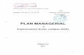 Plan managerial ISJ 2017-2018 · Prezentul Plan Managerial este elaborat pentru asigurarea calitätii procesului instructiv-educativ si în concordantä cu noile cerinte ale integrärii