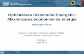 Optimizarea Sistemului Energetic: Maximizarea economiei de ...energyeficiency.clima.md/public/files/Constientzare/Seminare/4_Energy_System... · Optimizarea Sistemului Energetic: