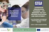 APPRENTICE PREPARATION TRAINING APT BRIDGING THE …aptproject.eu/wp-content/uploads/2019/04/APT_Multiplier-event-Presentation.pdfPrima şcoală particulară din Iaşi, 1996 ... EUROED