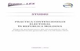 STUDIU - Promo-LEX · legal,normativ, dar și în practica contenciosului electoral din Republica Moldova. În virtutea modificărilor frecvente ale cadrului legal electoral, dar