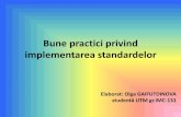 Bune practici privind implementarea standardelor · Plan-cadru pentru învăţămîntul profesional tehnic postsecundar și postsecundar nonterțiar , în baza Sistemului de Credite