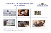 SISTEMUL DE PENSII PRIVATE ÎN ROMÂNIA - csspp.rocsspp.ro/uploads/files/5-120531-prezentare-ihorvath-csspp_npkp.pdf · buna funcţionare a sistemului de pensii private, obligatorii