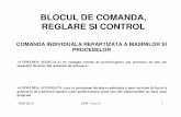 BLOCUL DE COMANDA, REGLARE SI CONTROL · Se utilizeaza in sistemele dedicate. Se utilizeaza in general in sisteme de control al miscarii. 2009-2010 SEM - Curs 5 8 ARHITECTURA SISTEMELOR