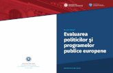 MASTERAT Evaluarea politicilor şi programelor publice europenehiphi.ubbcluj.ro/Public/Image/admitere/brosura_EVAL.pdf · publice europene este realizată din perspectiva domeniului
