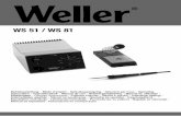 WS 51 81 WS 51 81 H - media-weller.de · Selector de tensiune (numai versiunea comutabilă) 1. Mrežna sklopka 2. Optička kontrola upravljanja 3. Okretni potenciometar za namještanje