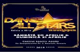 Sâmbătă 20 Aprilie - danceallstars.ro · Taxa bilet intrare spectatori : 20 lei / se poate achizitiona de la intrarea in sala Premii : cupe , medalii , diplome , cadouri Organizatorul