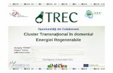 Oportunit ăŃi de Colaborare Cluster Transna Ńional în ... · • Scopul proiectului: analiza, transferul şi diseminarea de bune practici pentru promovarea antreprenoriatului