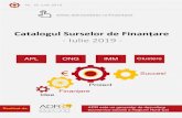 Catalogul Surselor de Finanțare - Iulie 2019 · pag. 2 Catalogul surselor de finanțare – 18/2019  Cuprins Surse de finanțare pentru APL ..... 5