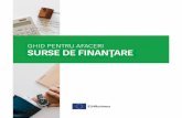 GHID PENTRU AFACERI SURSE DE FINANŢARE - dcfta.md · Proiect finanțat de Uniunea Europeană “Vizibilitate și comunicare pentru acțiunile referitoare la implementarea Acordului