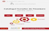 Catalogul Surselor de Finanțare - Aprilie 2017 · pag. 2 Catalogul surselor de finanțare – 9/2017, ediție nouă  Cuprins Surse de finanțare pentru APL ..... 5