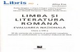 LrM BA 5r LITERATURA ROMANA - cdn4.libris.ro romana Clasa 8 Evaluarea... · B. Redacteazd, o compunere de minumum 150 de cuvinte, in care si moti- vezi apartenenta la specia baladf,