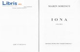 Iona - Marin Sorescu - Marin Sorescu.pdf · TABLOUL I Scena e imparlitd in doud. Jumitate din ea reprezintd o gurd imensd de pegte. Cealalti jumdlate - apa, nigte cgrcuri ficute cu