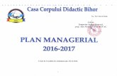 Motto - CCD Oradea Managerial 2016-2017 .pdf · profesională, interacţiunea şi comunicarea cu mediul social şi cu mediul pedagogic, asumarea de responsabilităţi privind organizarea,