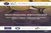 Ghid Financiar-Administrativ - mmediu.gov.ro · Model fișă de pontaj recomandată de Programul LIFE Este recomandată, dar nu obligatorie, utilizarea modelului de fișă de pontaj