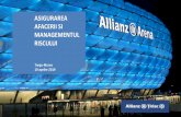 ASIGURAREA AFACERIISI MANAGEMENTUL RISCULUI · Asgurarile ofera suportul financiar necesar pentru depasirea pierderilor inregistrate. Top daune platite de Allianz-Tiriac in 2018.