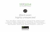 Black swan highly unexpected - artyourselfgallery.ro file17 aprilie - 3 mai 2014 Metafora evenimentelor de tip Black Swan / Lebăda Neagră, a fost prima dată menţionată de către
