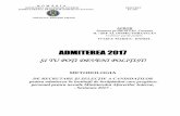 ADMITEREA 2017 - cv.politiaromana.ro · de recrutare Şi selecŢie a candidaŢilor pentru admiterea în instituţii de învăţământ care pregătesc personal pentru nevoile Ministerului