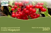 raport activitate 2007 - kogayon.rokogayon.ro/files/7513/8425/1878/Raport_activitate_2007.pdf · Asociaþia Kogayon, organizaie nonguvernamentalã de protecie a mediului cu sediul