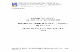 RAPORTUL ANUAL AL ADMINISTRATORILOR BIROUL DE TURISM ...mts.ro/wp-content/uploads/2019/07/Raport-privind-activitatea-SC-BTT-SA... · romana, cu sediul in municipiul Bucuresti, str.