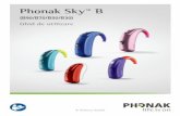 BU9 User Guide Sky B 92x125 V3.00 029-0544-Romanian b · Marcaj roșu pentru aparatul auditiv pentru urechea dreaptă. Există un marcaj albastru sau roșu conform căruia veţi ști
