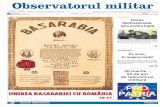 Observatorul militar - presamil.ropresamil.ro/wp-content/uploads/2018/04/Ziar-12.pdf · u100 de ani de la Unirea Basarabiei cu România. Consiliul Judeţean Buzău, Divizia 2 Infanterie