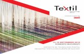 13-15 SEPTEMBRIE 2018 ROMEXPO-BUCUREŞTI - textilshow.ro · propune să devină, în scurt timp, un hub al tehnologiei textile pentru Europa de Sud-Est! Vizitatori targetaţi: fabrici
