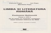 Popa lon Popa - cdn4.libris.ro nationala romana - Clasa a 8-a - 36 de... · Sunt modalitdti (procedee) prin care autorulinfd;iSeaza in opera literard fapte, in- tlmplari, personaje,