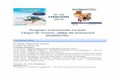 Program evenimente conexe Târgul de Turism, ediția de ... · -Asociația Nationala a Ghizilor din Romania ... 15:00-15:30 - Moment aniversar: Ziua Internațională a Ghidului de